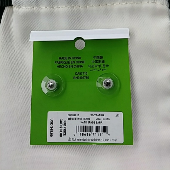 One left! Kate Spade earrings - Picture 2 of 5